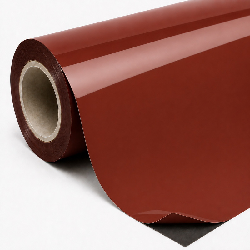 TPU Porsche Azurite Red Vinyl Wrap view 6